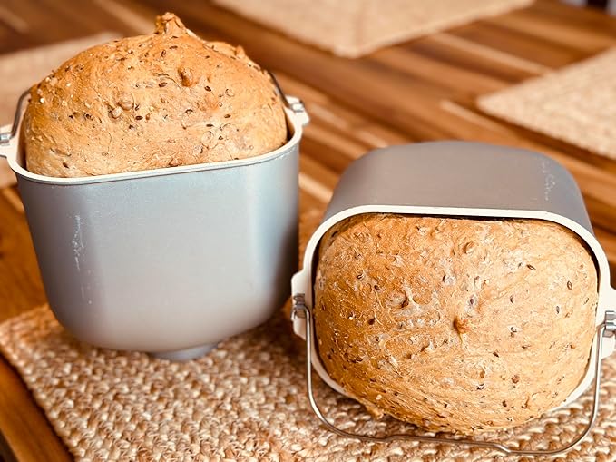 8 Grain Bread Mix Pack of 4 - All-Natural Multigrain Baking Mix for Bread Machine and Oven - 15 oz - Multigrain Grain Mix for with Flax, Millet & Rye - Easy-to-Use Breads Maker Mix for Homemade Baking