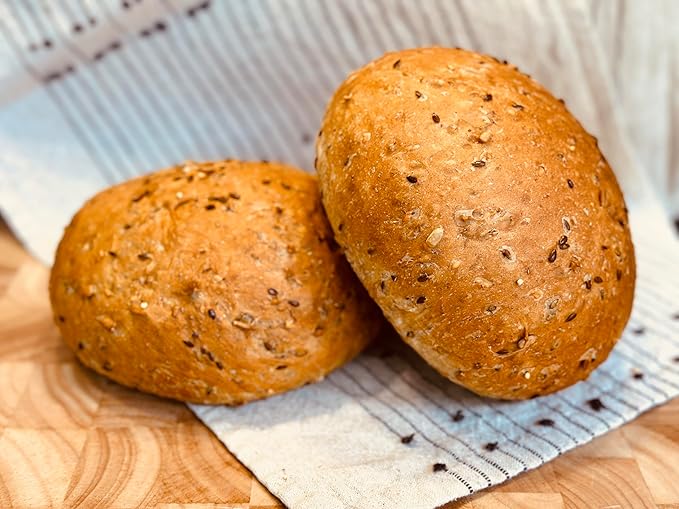 8 Grain Bread Mix Pack of 4 - All-Natural Multigrain Baking Mix for Bread Machine and Oven - 15 oz - Multigrain Grain Mix for with Flax, Millet & Rye - Easy-to-Use Breads Maker Mix for Homemade Baking